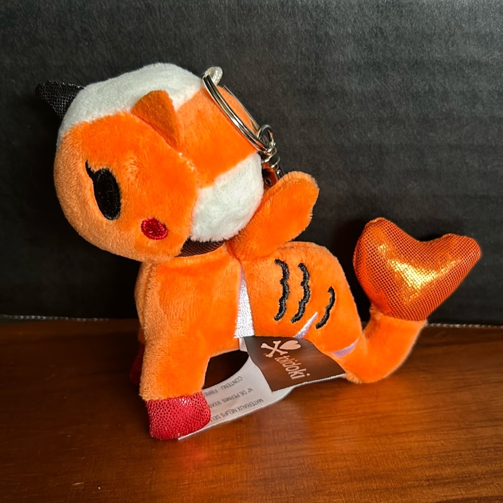 TOKIDOKI MERMICORNO Orange Plushie Keychain